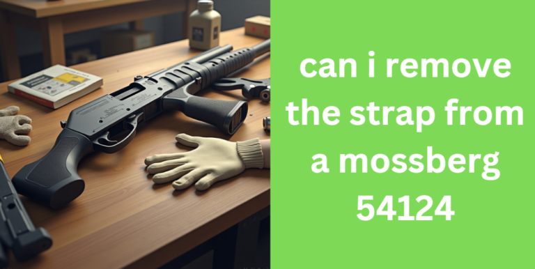 can i remove the strap from a mossberg 54124