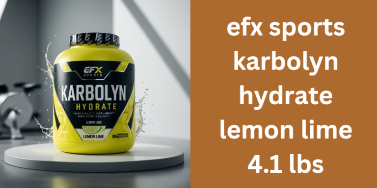 efx sports karbolyn hydrate lemon lime 4.1 lbs