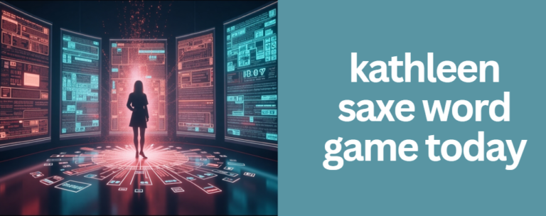 kathleen saxe word game today