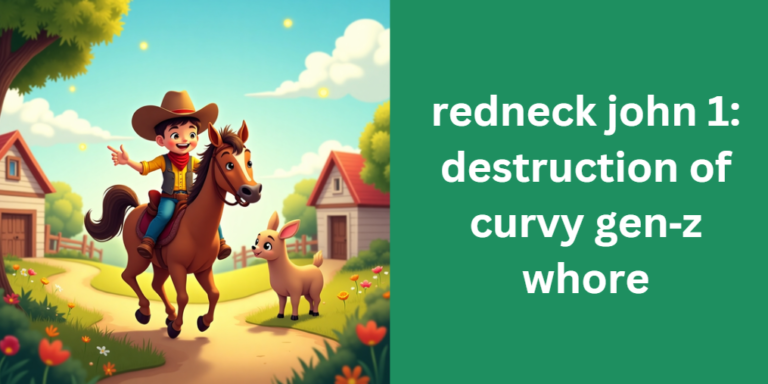 redneck john 1: destruction of curvy gen‑z whore